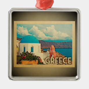 Greece Ornament Vintage Travel