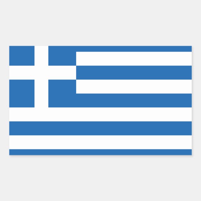Greece Rectangular Sticker (Front)