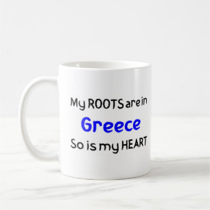 greece roots coffee mug