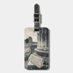 Greece, ruins of ancient city luggage tag