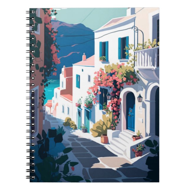 Greece Santorini Notebook (Front)