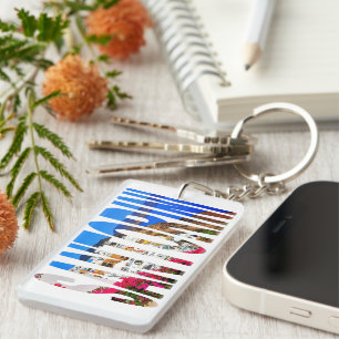 greece santorini oia key ring