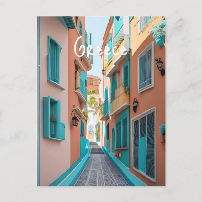 Greece Santorini Postcard (Front)