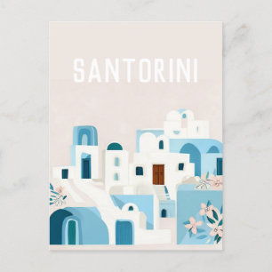 greece Santorini Postcard