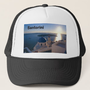 Greece Santorini Sunset (St.K) Trucker Hat