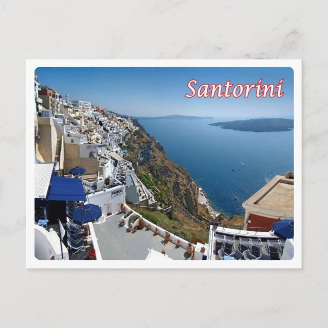 Greece - Santorini - Thera - Thira - Fira - Postcard (Front)