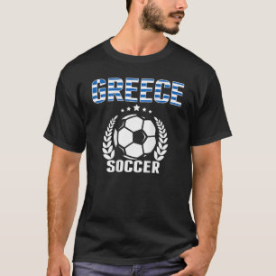 Greece Soccer Fans Jersey Proud Greek Football Lov T-Shirt