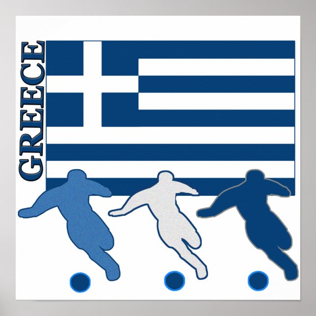 Greece - Soccer Players Poster (Front)
