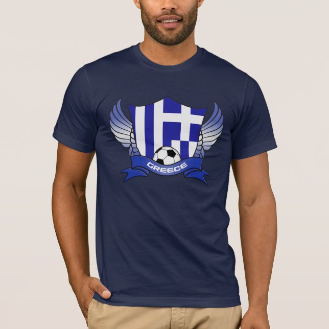 Greece Soccer T-Shirt (Front)