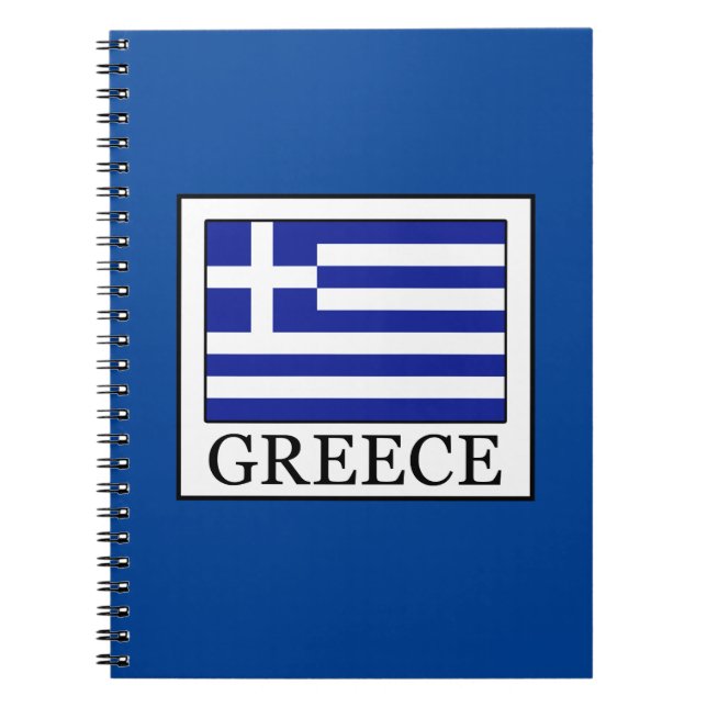Greece Spiral Notebook (Front)