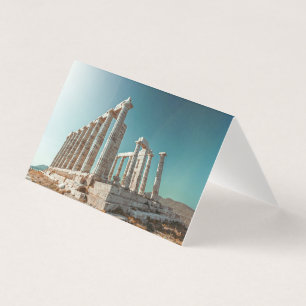 Greece Temple of Poseidon Folded Horizontal Tent
