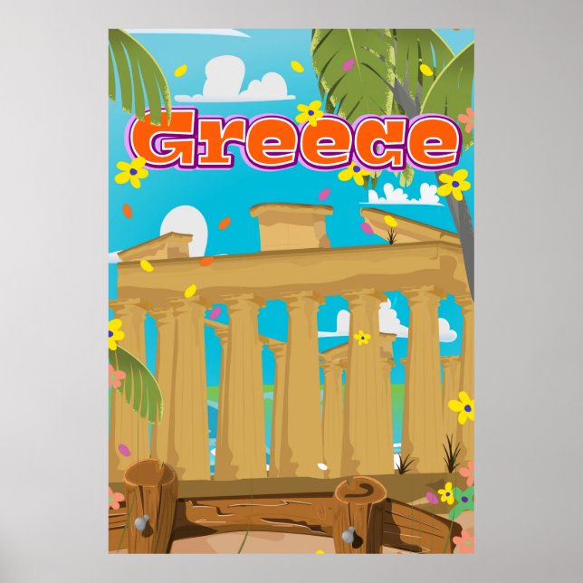 Greece Travel poster. Poster (Front)