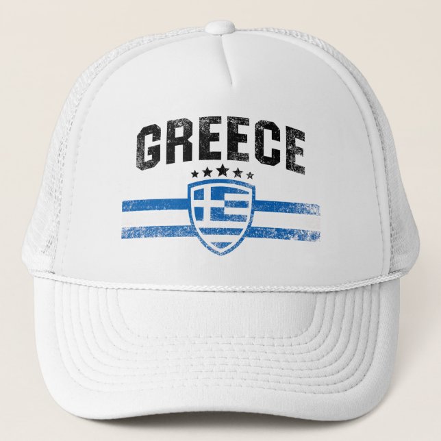 Greece Trucker Hat (Front)