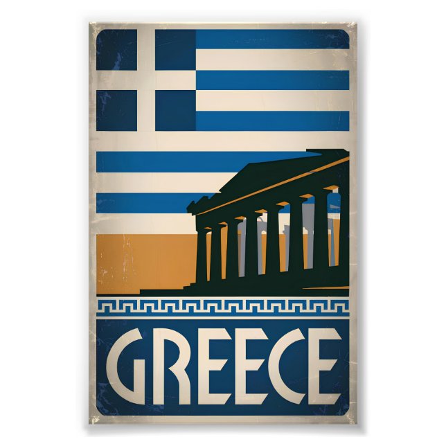 Greece vintage photo print (Front)