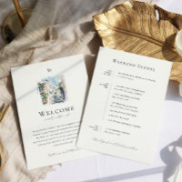 Greece Wedding Weekend Welcome Itinerary