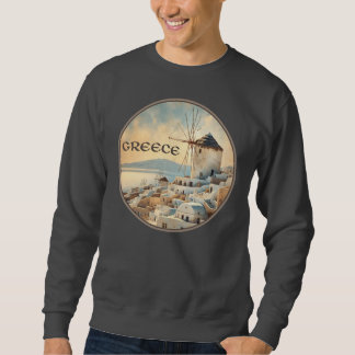 Greece Windmills of Mykonos Sweatshirt