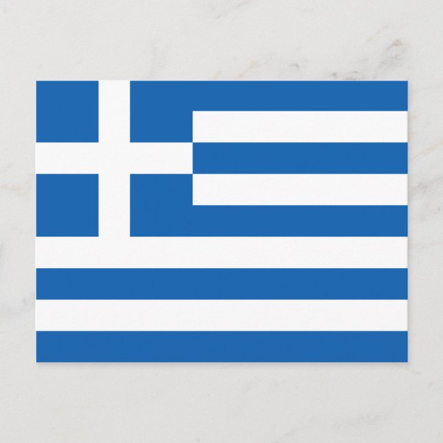 Greece's Flag Postcard (Front)