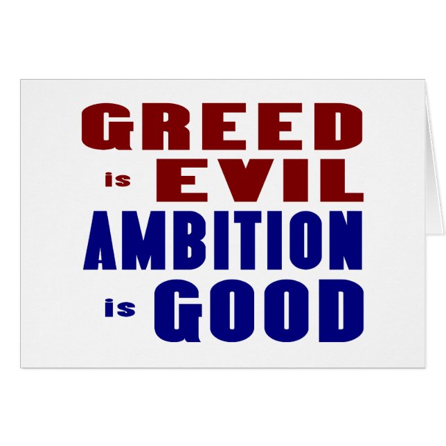 Greed and Ambition (Front Horizontal)