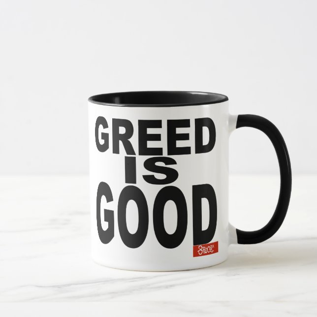 Greed is Good Mug (Right)