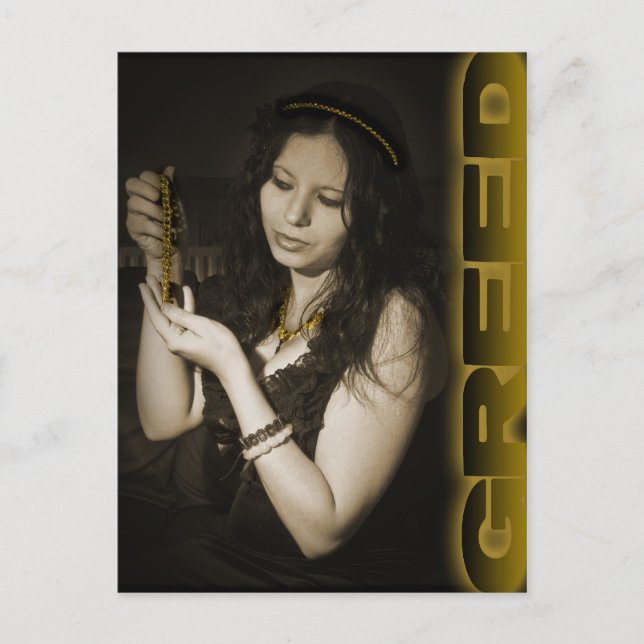 Greed Postcard (Front)