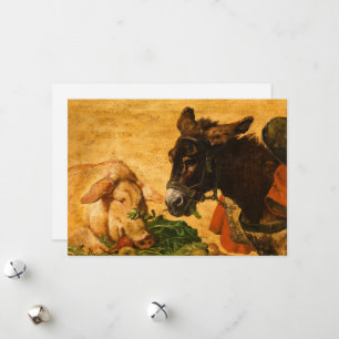 Greedy and Lazy, Moderate and Industrious Holiday Card