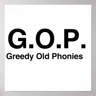 Greedy Old Phonies.png Poster