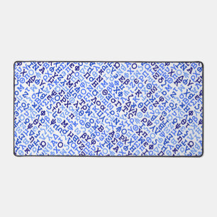 Greek alphabet desk mat