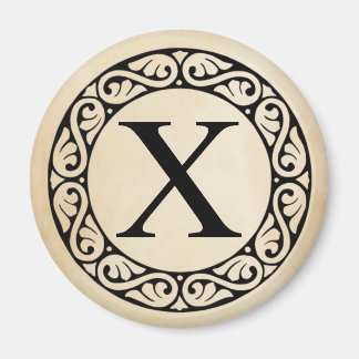 Greek Alphabet Letter Chi Magnet