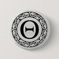 Greek Alphabet Letter Theta