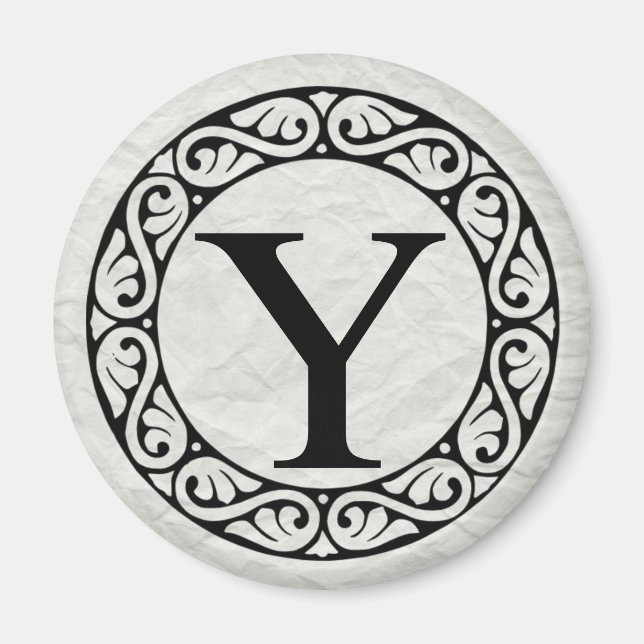 Greek Alphabet Letter Upsilon Magnet (Front)