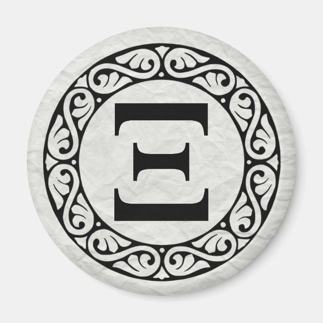 Greek Alphabet Letter Xi Magnet (Front)