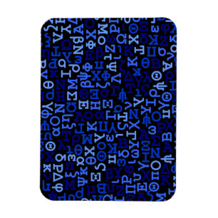 Greek alphabet magnet