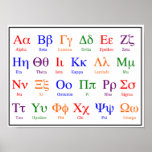 Greek Alphabet Poster--Colourful upper & lower cas Poster<br><div class="desc">Designed with a science or math classroom in mind (to help students with the names for science & math symbols), this poster may be just as useful in a fraternity or sorority house. Designed with bold colours to help with quick identification of letters & names; this poster provides both upper...</div>