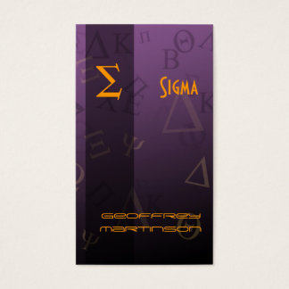 Greek alphabets profile card