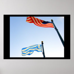 Greek American Poster