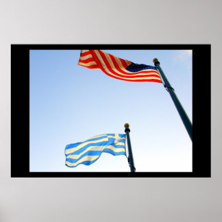 Greek American Poster