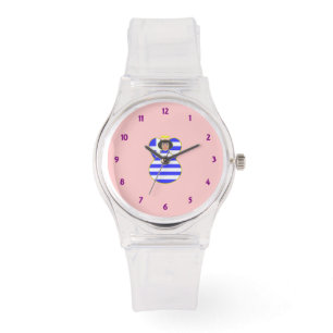 Greek Angel with Black Hair Watch