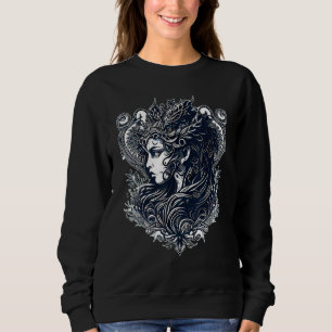 Greek Aquarius Goddess Zodiac Sign Astrological Sy Sweatshirt