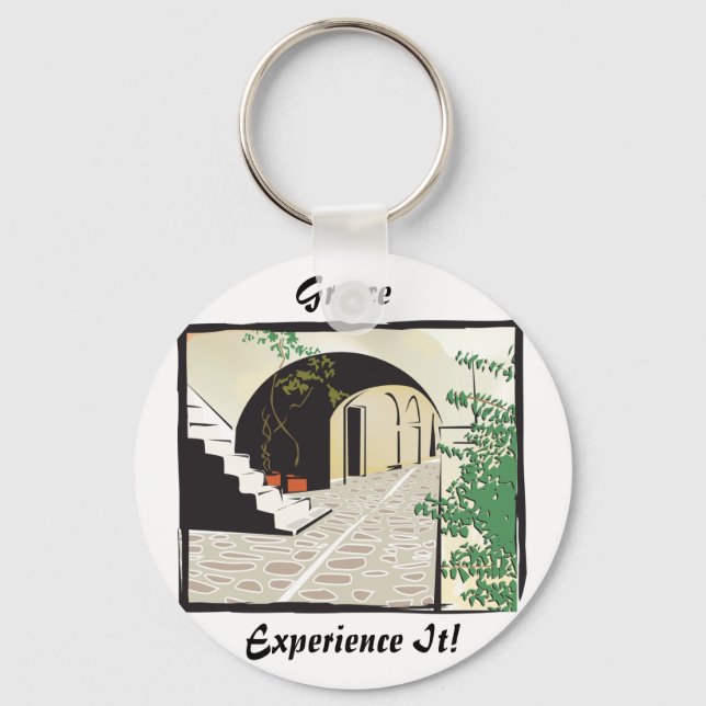 Greek Archway Key Ring (Front)