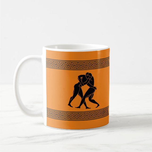 Greek Art - Will Wrestle for Coffee Mug (Left)