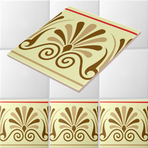 Greek Athens Customisable Colours Frieze Pattern Tile
