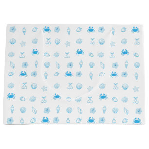 Greek Beach Minimalist Large Gift Bag