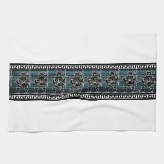 Greek Black Figure Guard Tea Towel