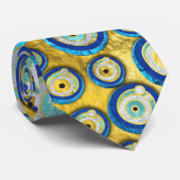 Greek Blue Glass Evil Eye Amulet Pattern