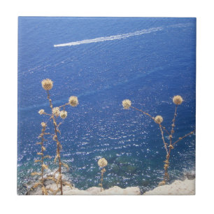 Greek Blue Sea Ceramic Tile