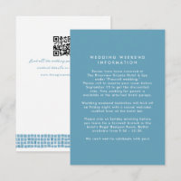 Greek blue tile frame simple destination wedding