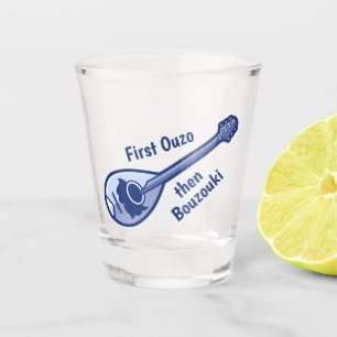 Greek Bouzouki Shot Glass