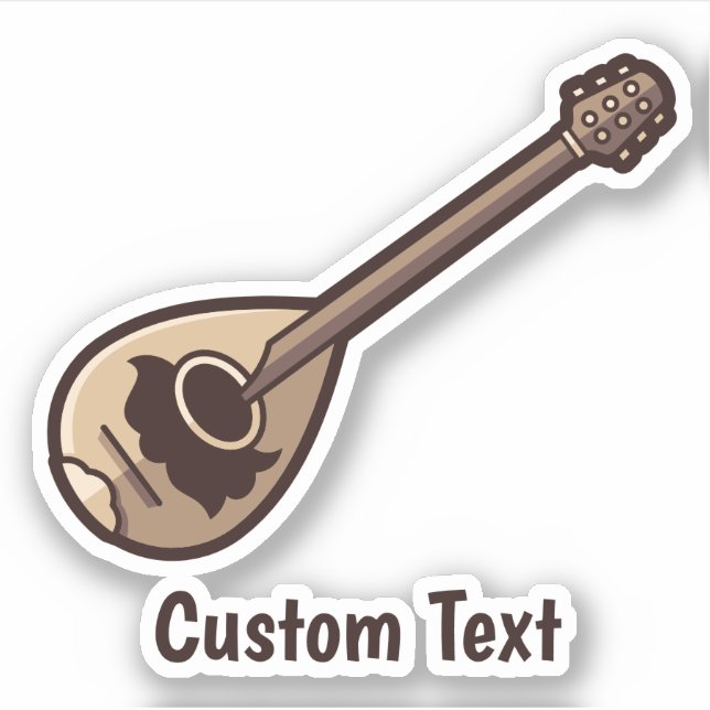 Greek Bouzouki Sticker (Front)