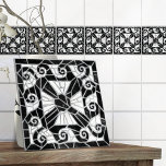 Greek Broken Tile Mosaic Black Marble<br><div class="desc">Greek Broken Tile Mosaic Black Marble</div>