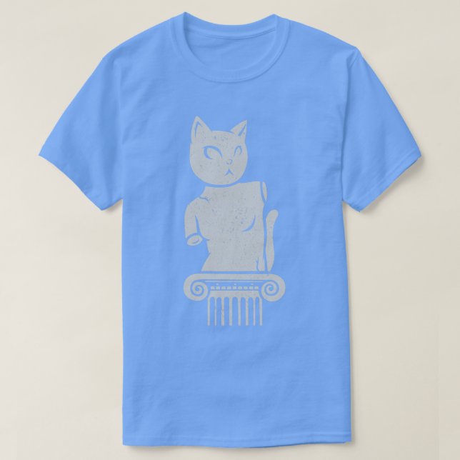 Greek Cat Statue Venus De Milo Venus de Meowlo T-Shirt (Design Front)